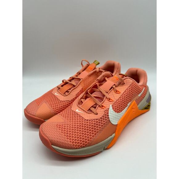 Nike Metcon 7 Women's Cross Training CrossFit Shoe Orange CZ8280-600 Size 8.5 - Picture 8 of 12